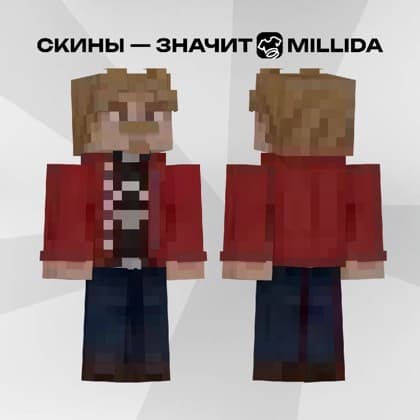 Скин Minecraft, нарисованный студией Millida на заказ