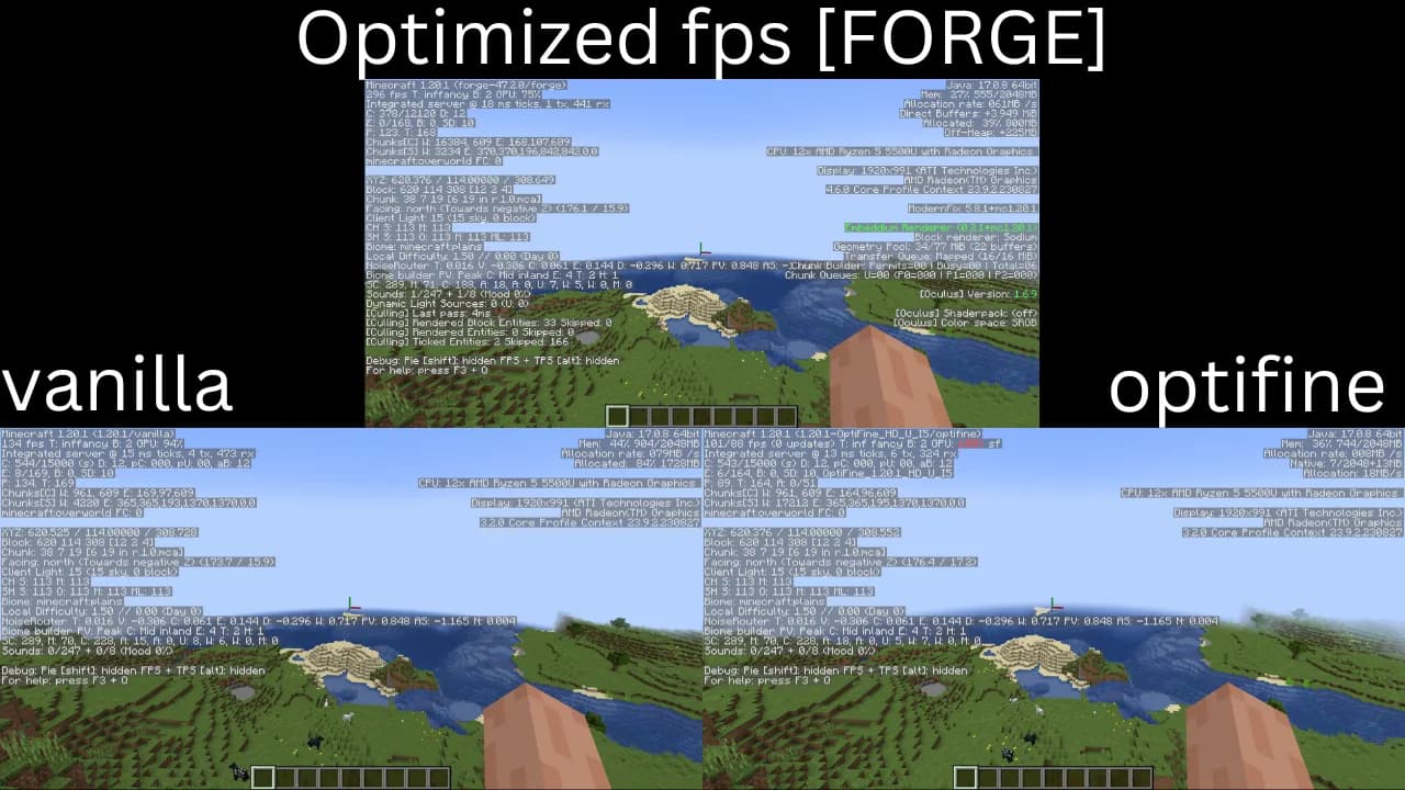 Optimized fps для Minecraft 1.21
