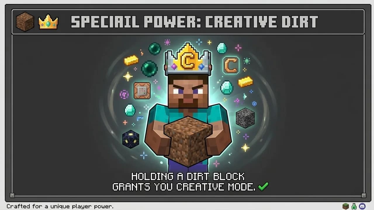 Op Dirt — дата-пак для Minecraft 1.12.2