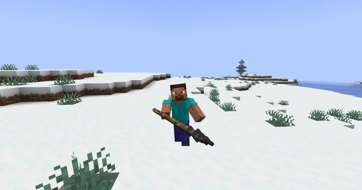 Копьё в Minecraft: крафт, урон, метание и сравнение с мечом и трезубцем