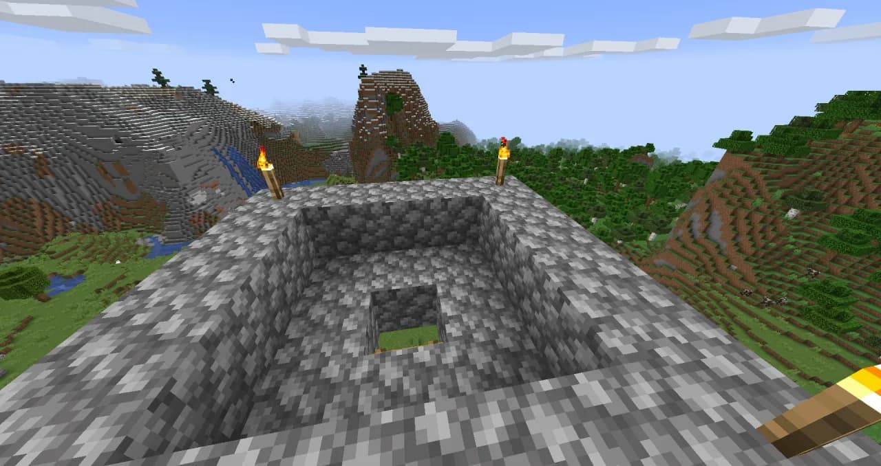 Постройка в Minecraft