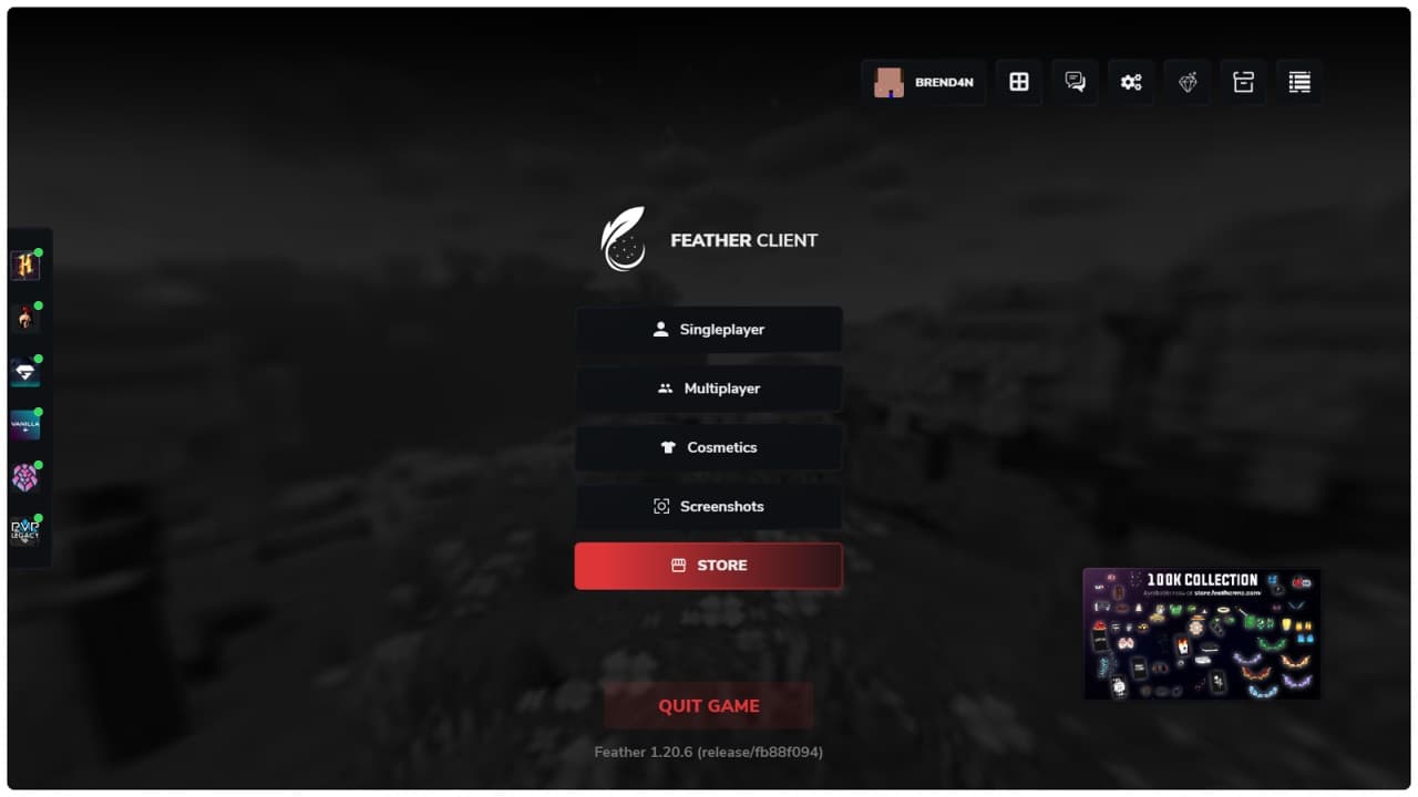 Feather Client — скриншот 1